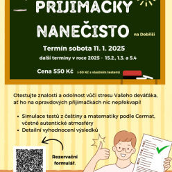 Přijímačky nanečisto 11.1.2025